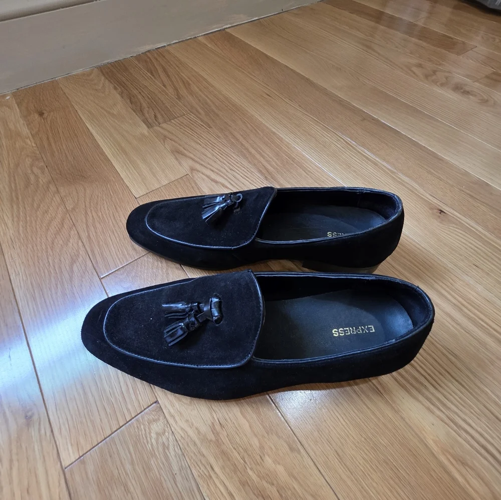 Express Men's Black Dress Shoes